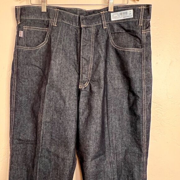 AR/FR Macron Safety 12 Oz Denim Jeans 36 X 30 OSHA COMP Flame Resistant Made USA - Picture 3 of 16